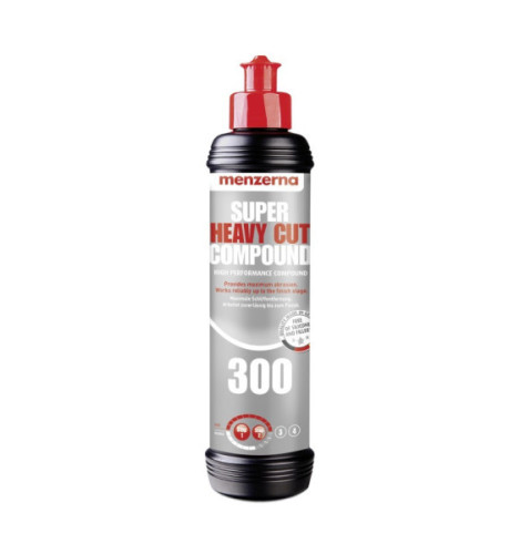 MENZERNA 300 SUPER HEAVY CUT COMPOUND 250ml - Mocne Cięcie