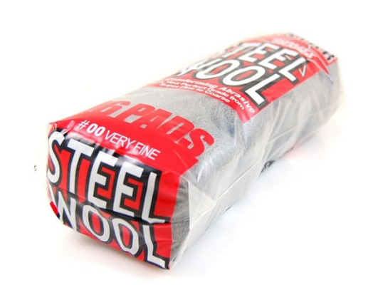 MONSTER SHINE Wełna stalowa do czyszczenia metalu, 1 rolka