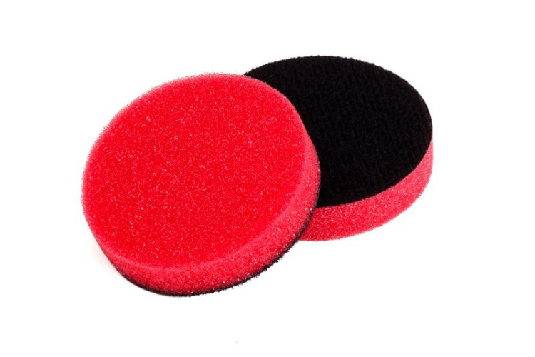 NAT Gąbka Polerska CZERWONA ŚREDNIO MIĘKKA 50mm