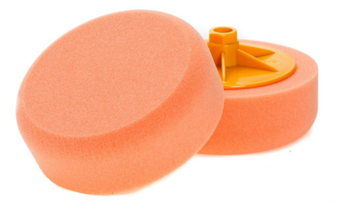 NAT Gąbka Polerska M14 150mm POMARAŃCZOWA ŚREDNIO TWARDA