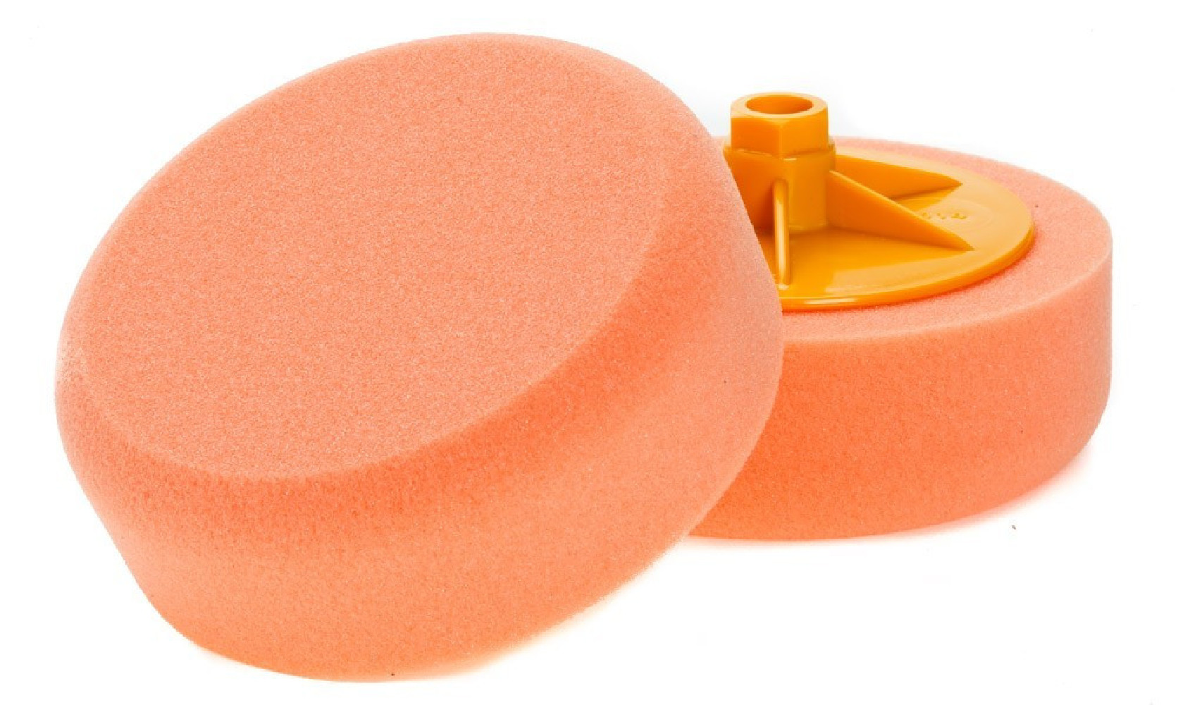 NAT Gąbka Polerska M14 150mm POMARAŃCZOWA ŚREDNIO TWARDA