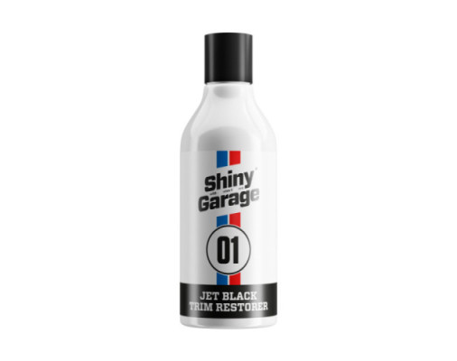 SHINY GARAGE Jet Black Trim Restorer 250ml - Dressing Do Plastików Zewnętrznych