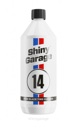 SHINY GARAGE Pure Black Tire Cleaner 1L Koncentrat Do Czyszczenia Opon, Elementów Gumowych