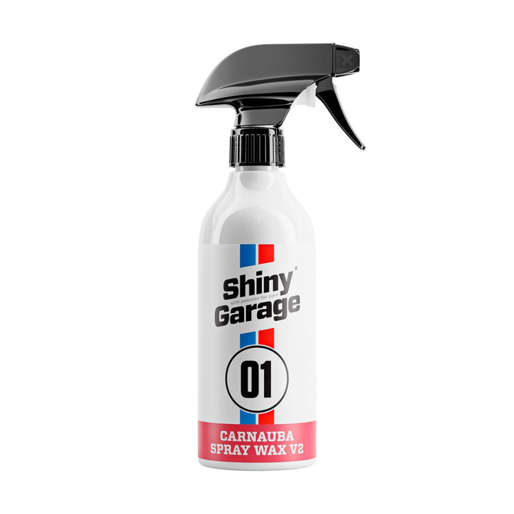 SHINY GARAGE Carnauba Spray Wax V2 0,5L Zaawansowany Płynny Wosk