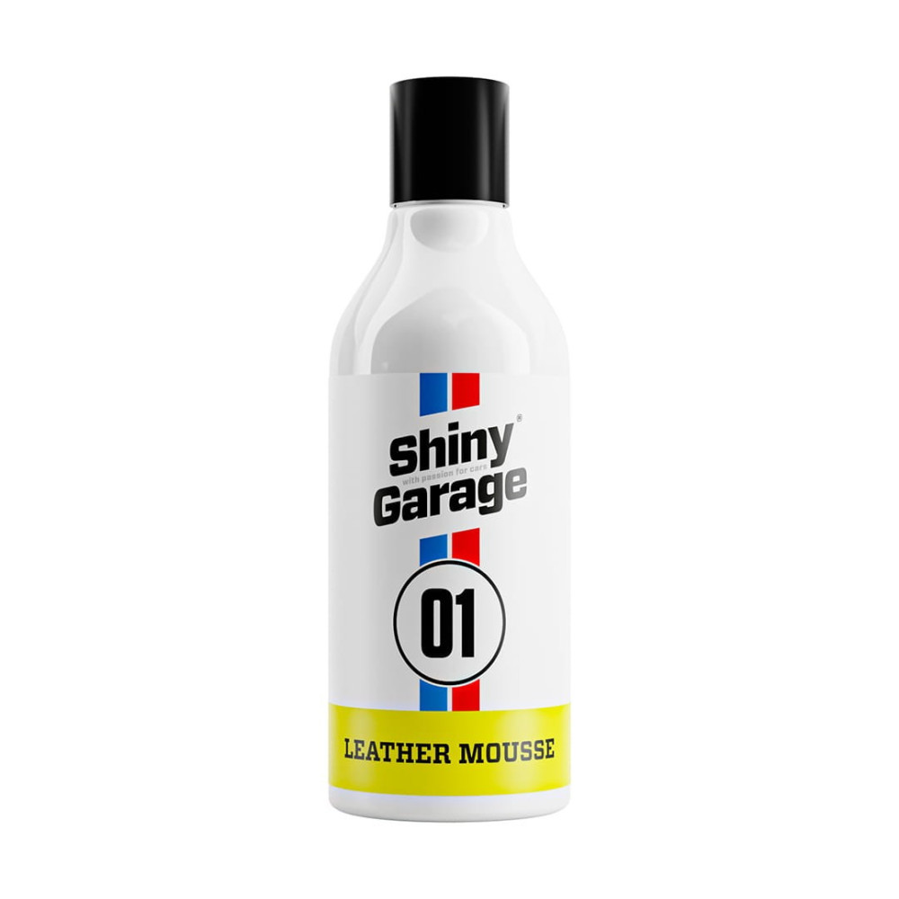 SHINY GARAGE Leather Mousse 250ml - Mleczko Do Pielęgnacji Tapicerki Skórzanej
