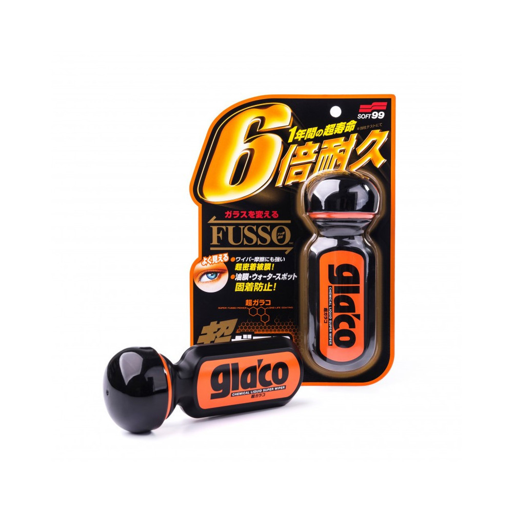 SOFT99 Ultra Glaco 70ml - Niewidzialna Wycieraczka Do 1 Roku Trwałości