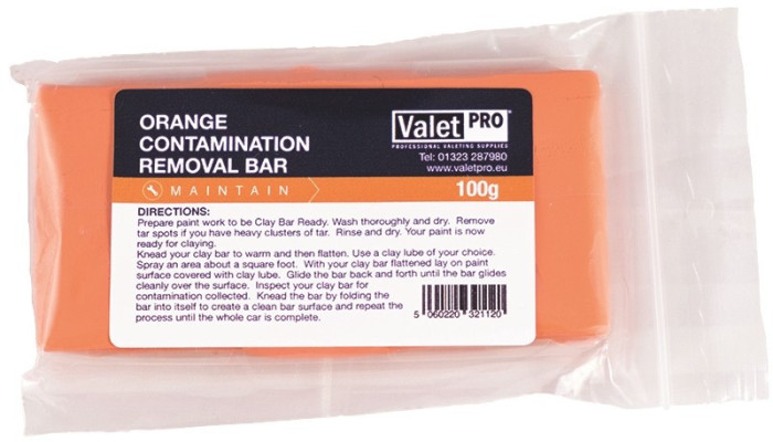 VALETPRO Orange Mild Clay Bar Miękka glinka 100g