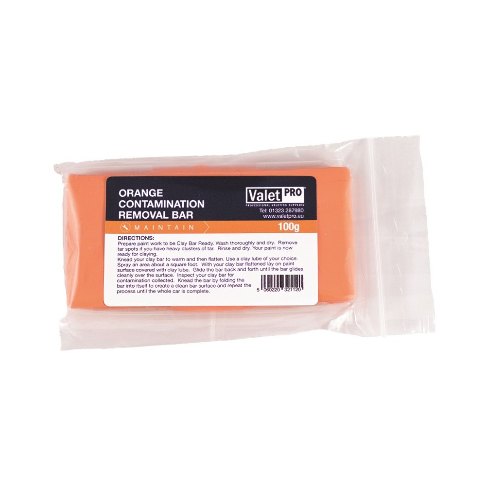 VALETPRO Orange Mild Clay Bar Miękka glinka 100g