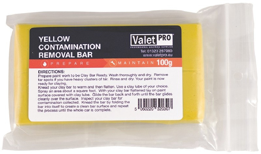 VALETPRO Yellow Poly Clay Bar Średnia glinka 100g