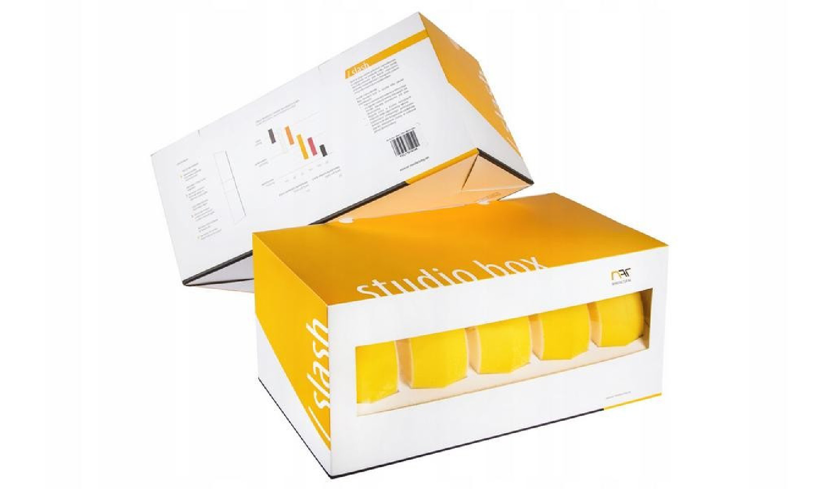NAT Studio Box 135mm SLASH DA Żółta Średnia 10szt.