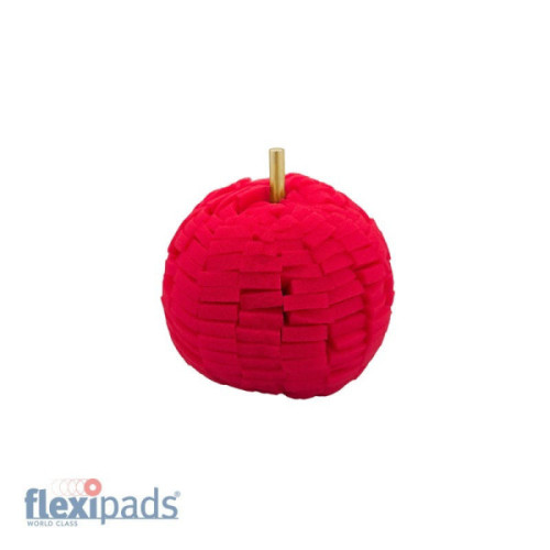 FLEXIPADS KULKA POLERSKA 100mm Z GĄBKI Z TRZPIENIEM 6mm