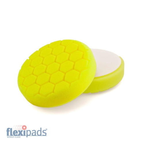 FLEXIPADS Gąbka Polerska PRO DETAIL YELLOW 135mm Mocno Tnąca