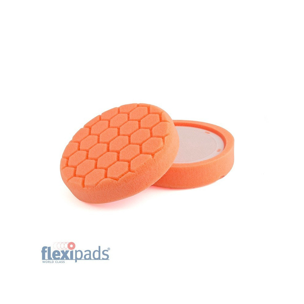 FLEXIPADS Gąbka Polerska PRO DETAIL ORANGE 150mm Mocno Tnąca