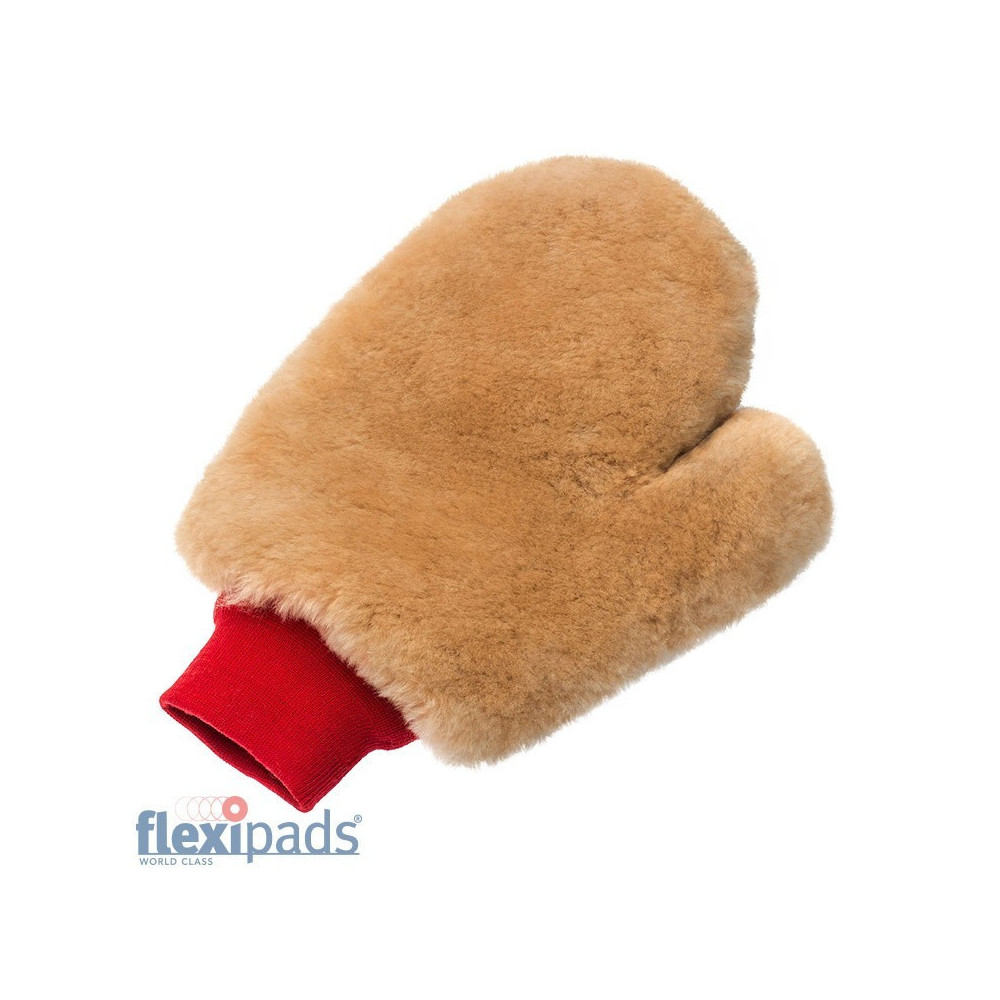 FLEXIPADS Rękawica z Futra Merynosa Z Kciukiem