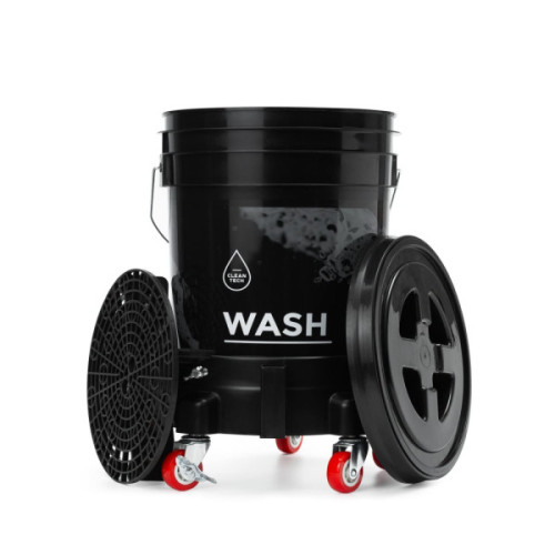 CLEANTECH Wiadro WASH 20L + Separator + Pokrywa + Wózek