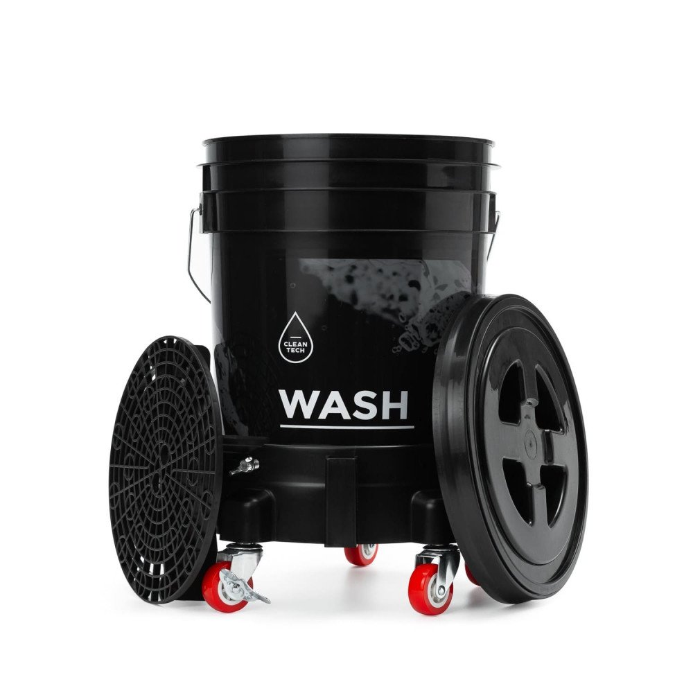 CLEANTECH Wiadro WASH 20L + Separator + Pokrywa + Wózek