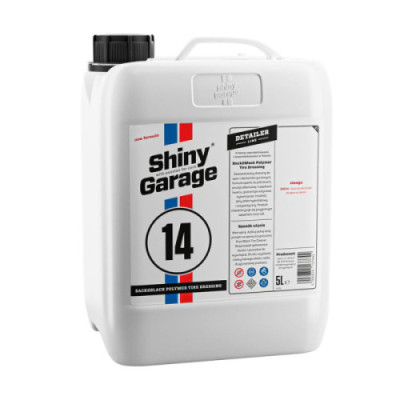 SHINY GARAGE Back2Black 5L - Dressing do opon