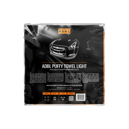 ADBL PUFFY TOWEL LIGHT Mikrofibra 41x41cm 600 GSM