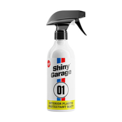 SHINY GARAGE Interior Plastic Protectant Matt 500ml Dressing Do Plastików Matowe Wykończenie