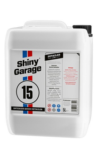 SHINY GARAGE Interior Quick Detailer 5L - Preparat Do Szybkiego Odświeżenia Wnętrza