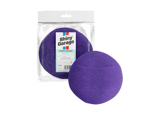 SHINY GARAGE Purple Pocket Microfiber Applicator - Aplikator Mikrifibrowy