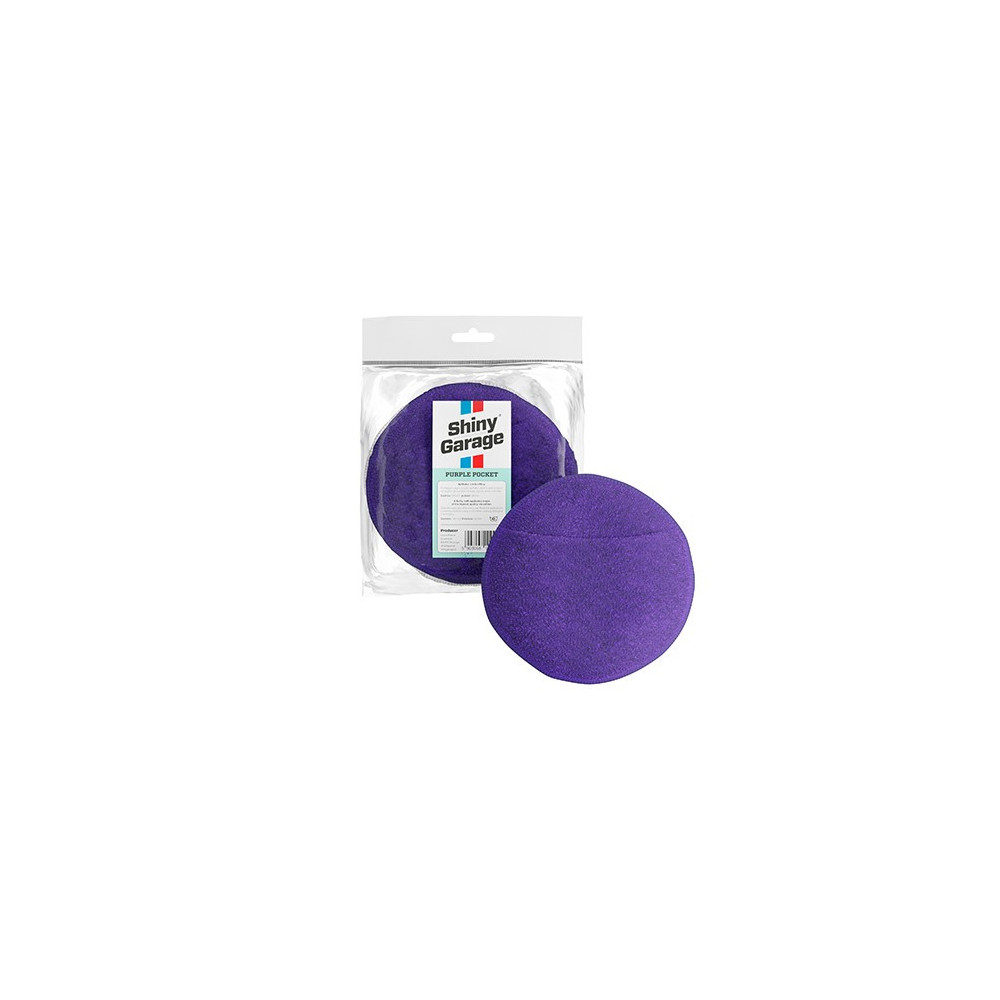 SHINY GARAGE Purple Pocket Microfiber Applicator - Aplikator Mikrifibrowy