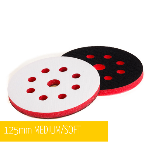 Gąbka Przekładka Dystansowa 125mm Czerwona Średnio Miękka