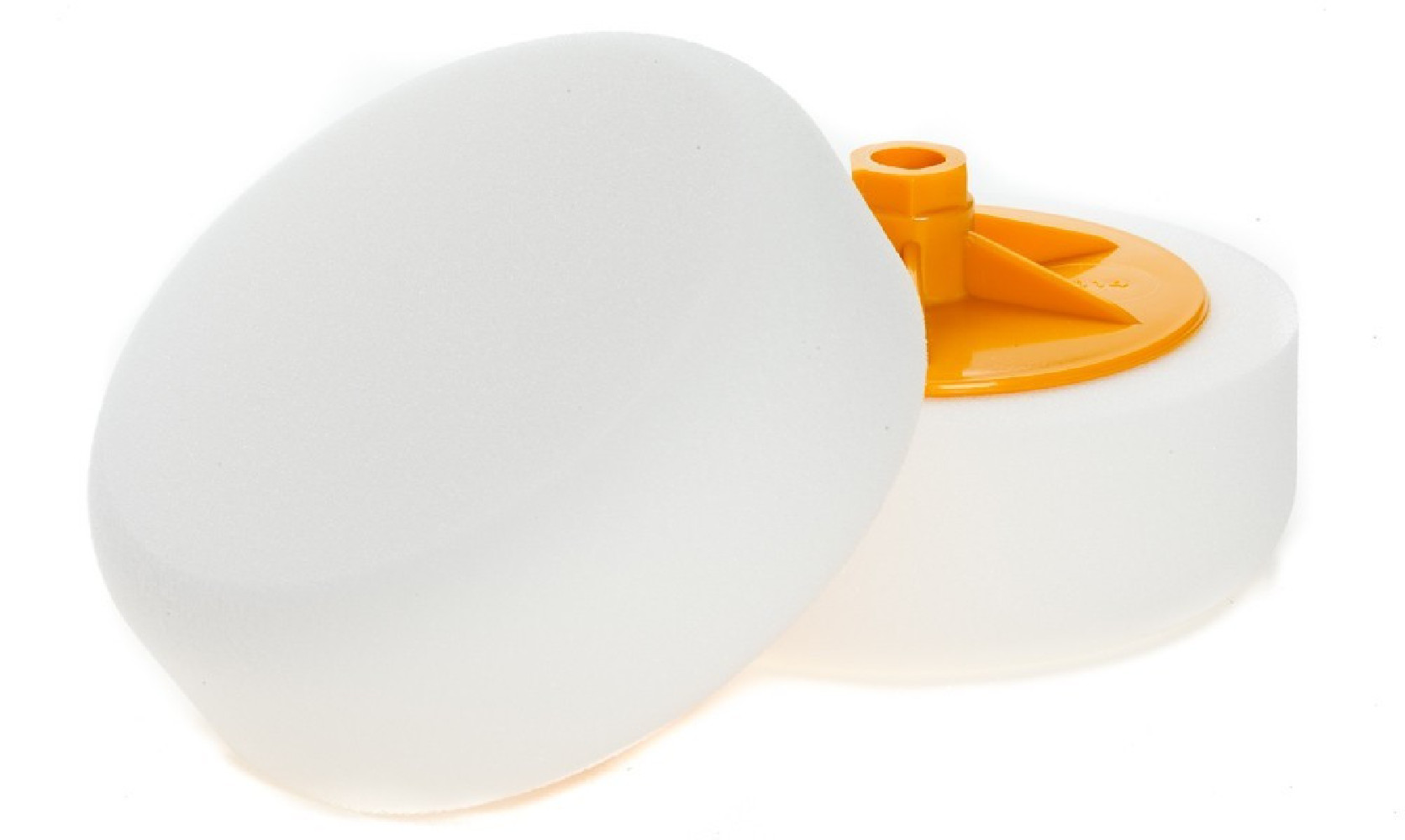 NAT Gąbka Polerska M14 150mm BIAŁA TWARDA