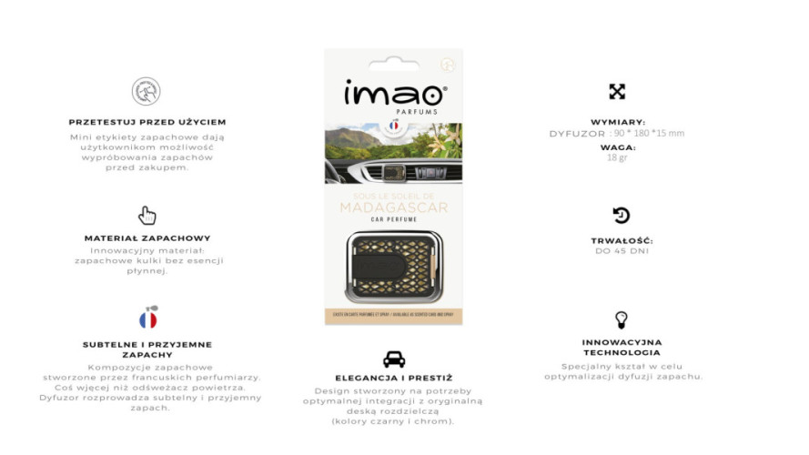 Scentway Dyfuzor Sous Le Soleil De Madagaskar Zawieszka Zapach