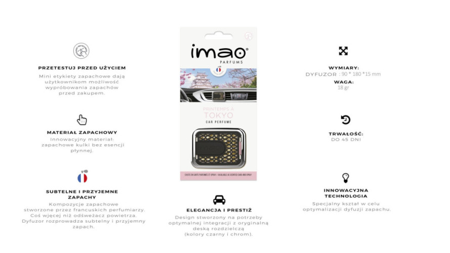 Scentway Dyfuzor Printemps A Tokyo Zawieszka Zapach