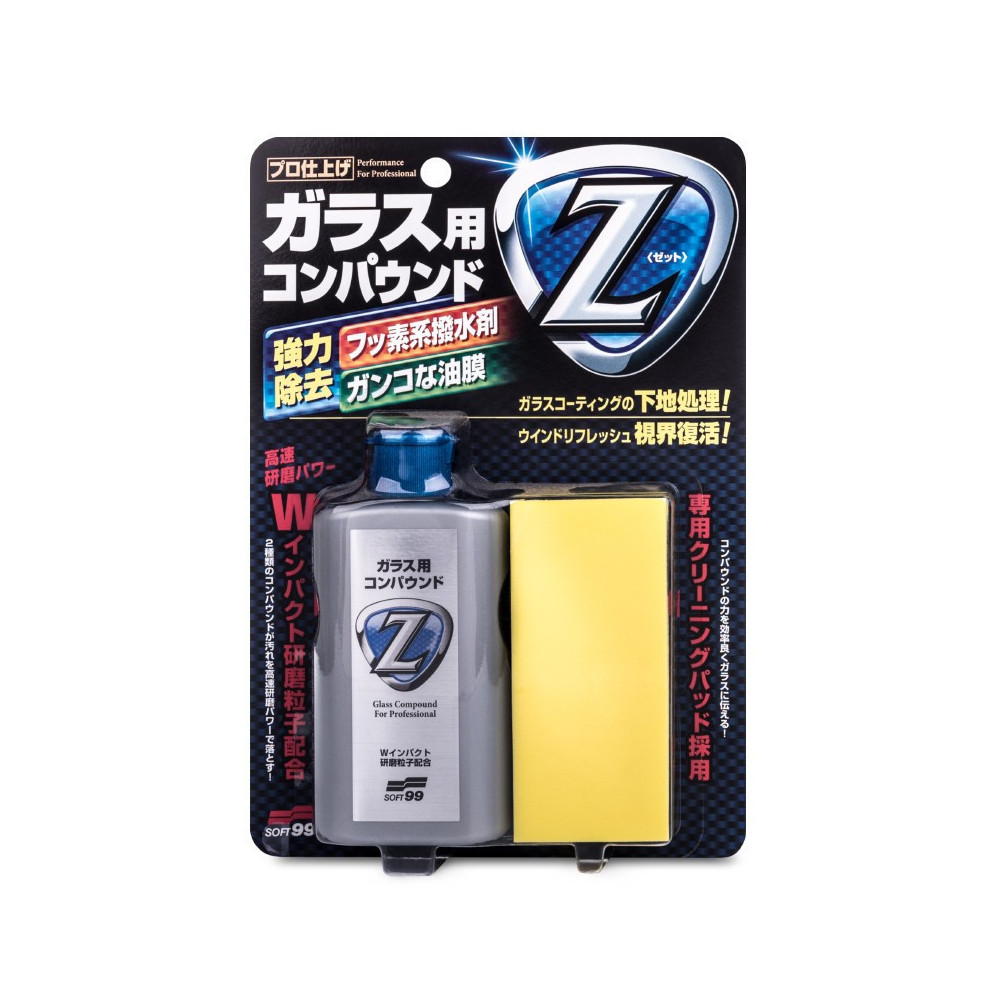 SOFT99 Glass Compound Z 100ml - Cleaner Do Szyb