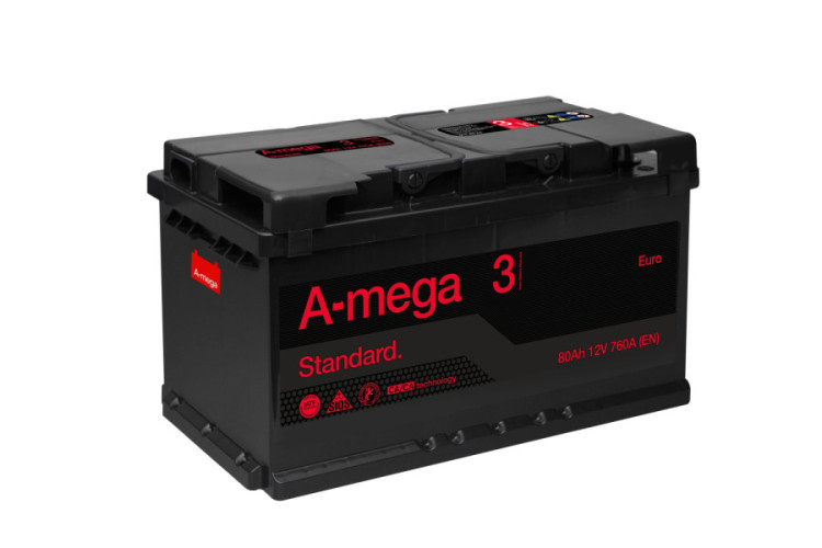 AMEGA STANDARD M3 Akumulator 12V 80Ah 760A