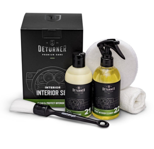 DETURNER Interior Set Zestaw do Czyszczenia i Impregnacji Wnętrza Samochodu