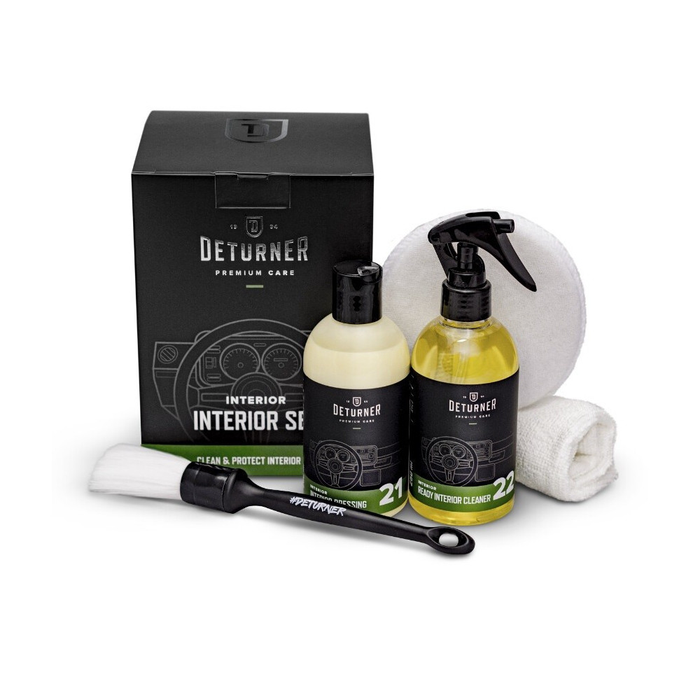 DETURNER Interior Set Zestaw do Czyszczenia i Impregnacji Wnętrza Samochodu