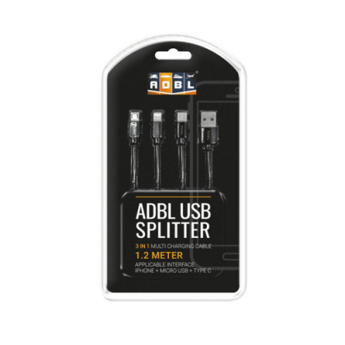 ADBL USB Splitter - Rozgałęziacz Do Ładowania Telefonu