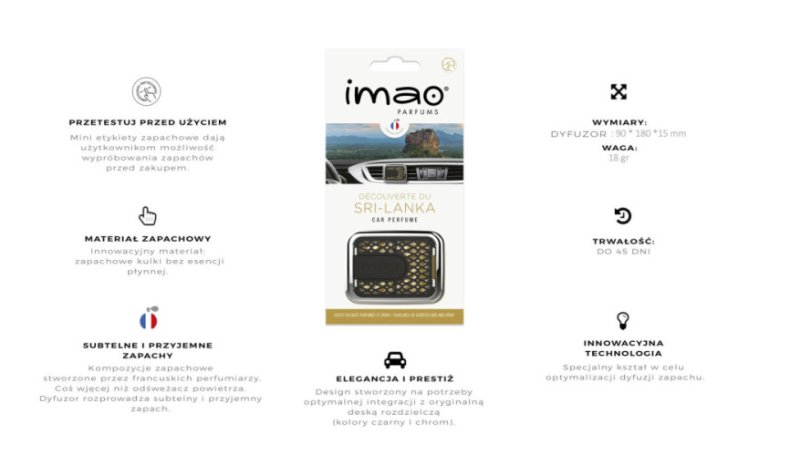 Scentway Dyfuzor Decouverte Du Sri-Lanka Zawieszka Zapach