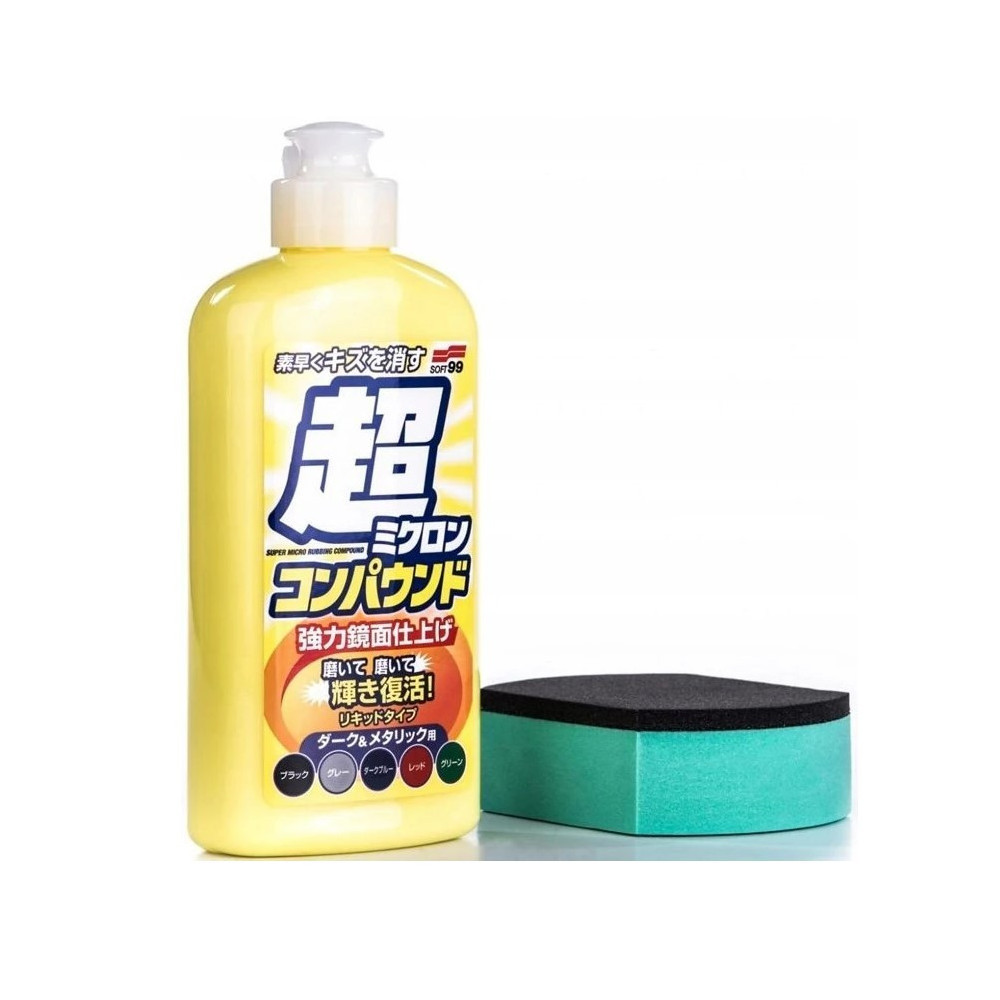 SOFT99 Micro Liquid Compound Dark - Cleaner Do Ciemnych Lakierów