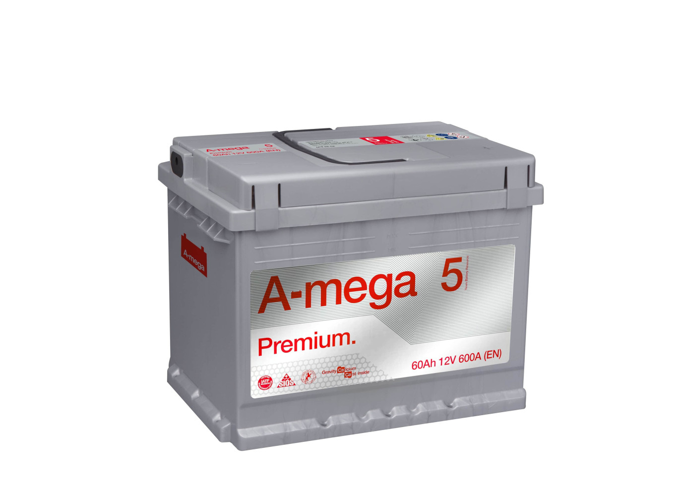 AKUMULATOR AMEGA PREMIUM M5 12V 60Ah 600A