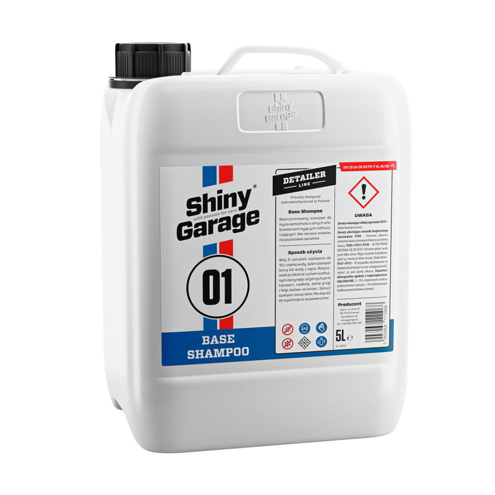 SHINY GARAGE Base Shampoo 5L Szampon