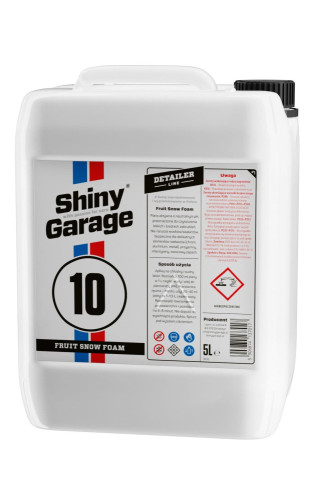 SHINY GARAGE Fruit Snow Foam 5L - Aktywna Piana