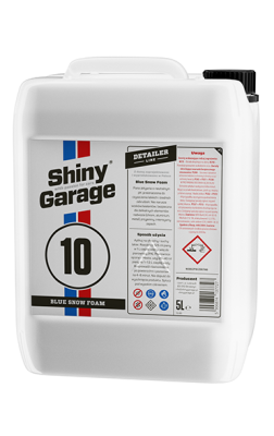 SHINY GARAGE Blue Snow Foam 5L - Niebieska Aktywna Piana  o Zasadowym PH