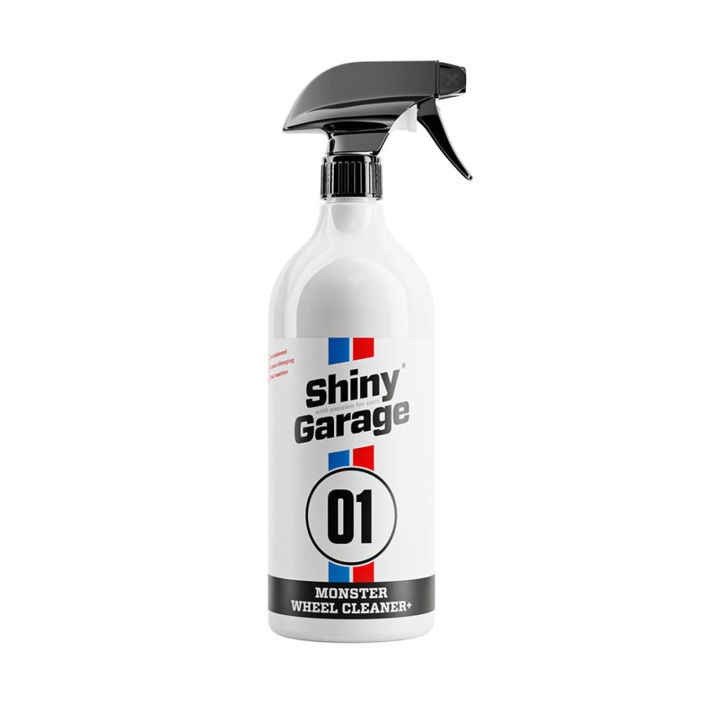 SHINY GARAGE Monster Wheel Cleaner 1L -  Żelowy Preparat Do Mycia Felg, Deironizer