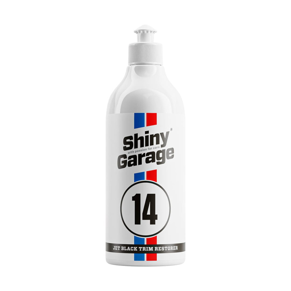 SHINY GARAGE Jet Black Trim Restorer 500ml - Dressing Do Plastików Zewnętrznych