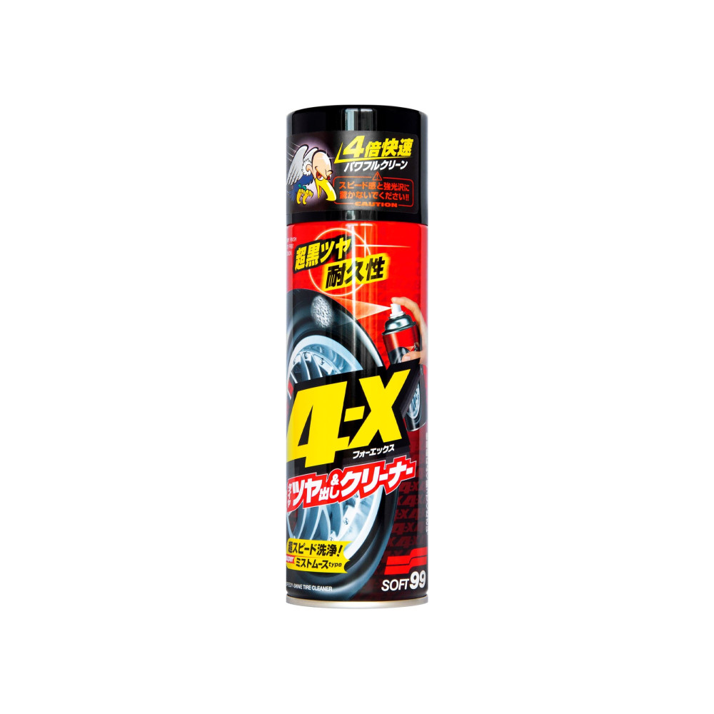 SOFT99 4-X Tire Cleaner 470ml - Dressing Do Opon