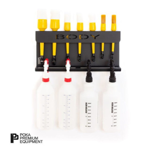 POKA PREMIUM Wieszak Na Pędzle i Butelki 40cm BODY