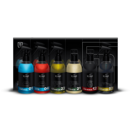 DETURNER Detailing SET - Zestaw 6 Kosmetyków Do Pielęgnacji Auta