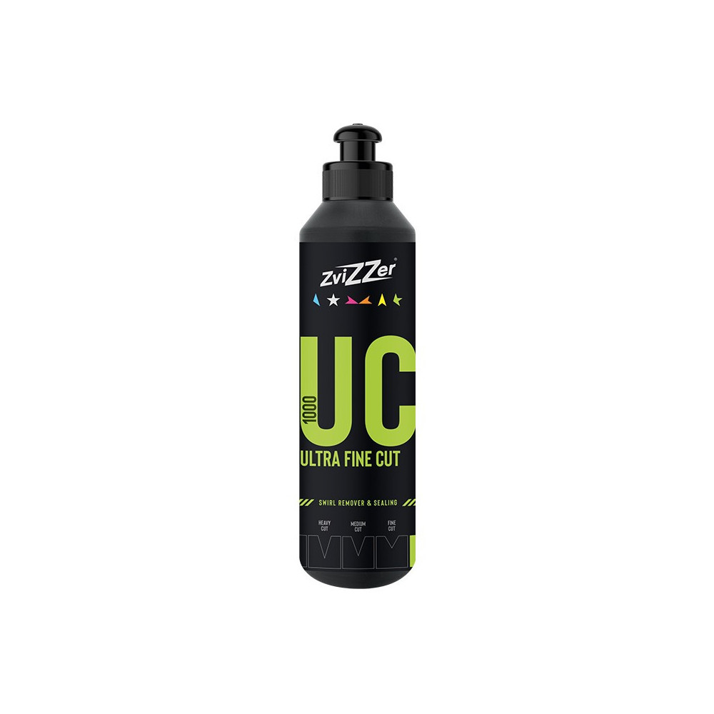 ZVIZZER UC1000 Green Ultrafine Cut 250ml - Ultra Wykańczająca Pasta Polerska