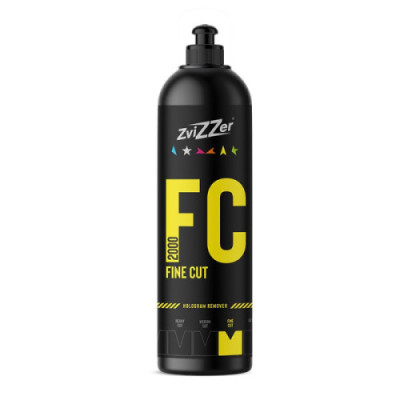ZVIZZER FC2000 Yellow Fine Cut 750ml - Wykańczająca Pasta Polerska