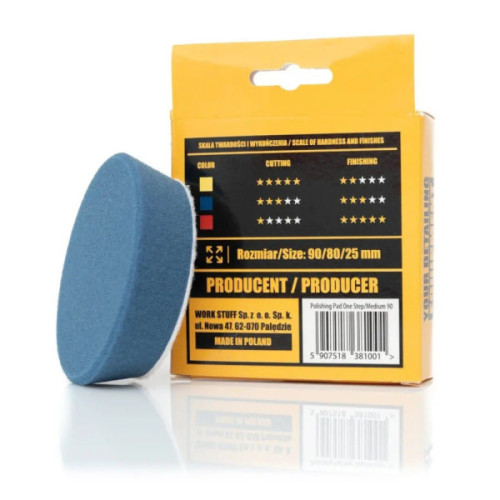 WORK STUFF One Step Pad 80/90/25mm - Gąbka Polerska Do Jednoetapowego Cięcia