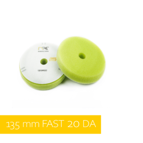 NAT Gąbka Polerska 135x20 FAST 20 DA Zielona